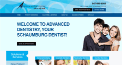 Desktop Screenshot of advanceddentistryschaumburg.com